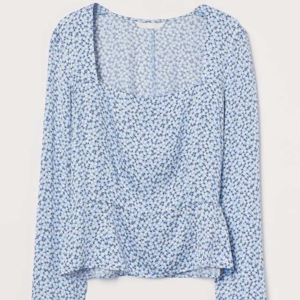 ✨NWT✨ H&M Floral Crop Top